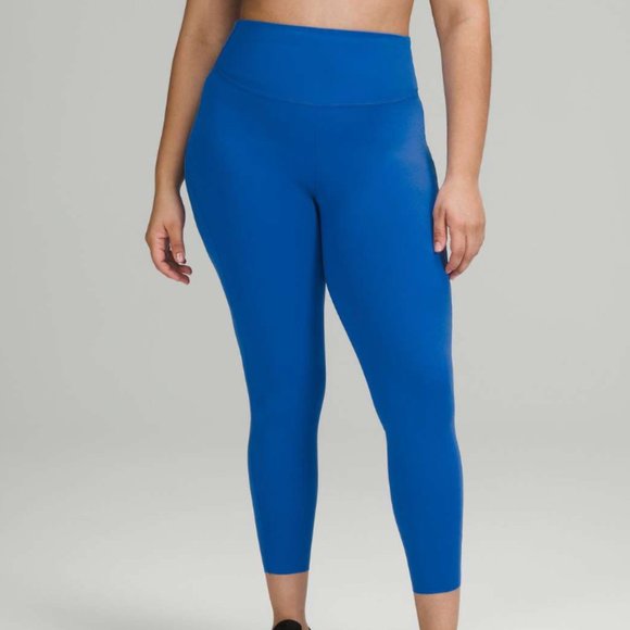 lululemon Base Pace High-Rise Tight 25" - Blazer Blue Tone Size 12 - Picture 1 of 5